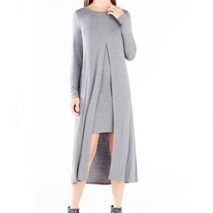 BCBGMaxAzria Ayana Layered Jersey Midi Dress
